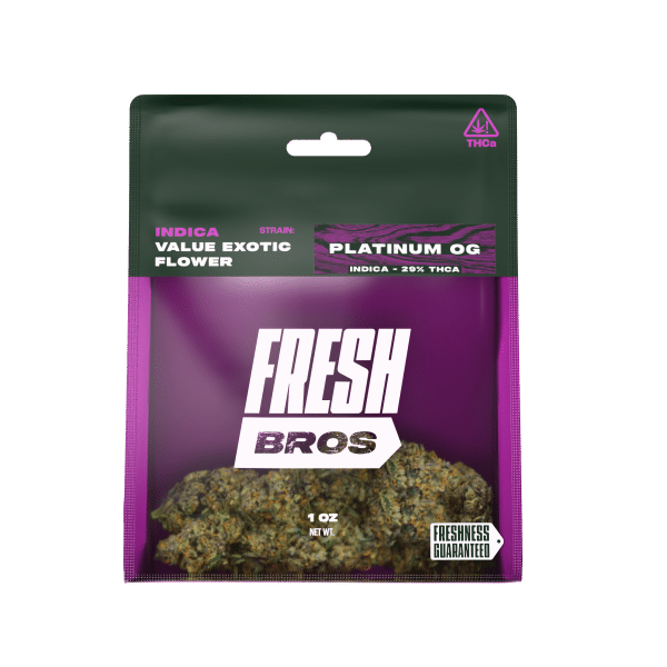 Platinum OG Flower Bag Front